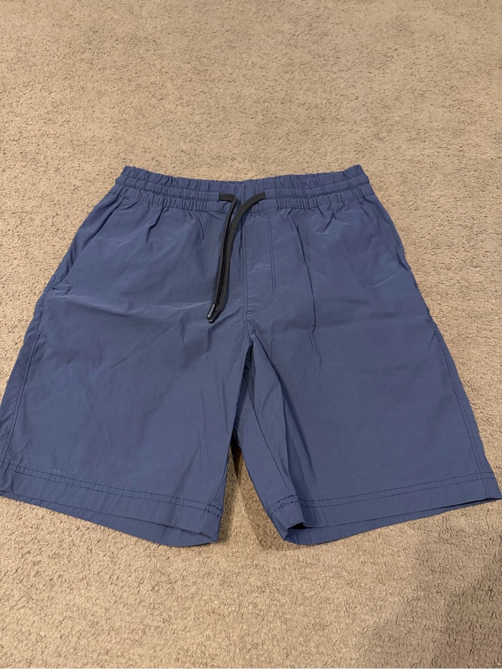 STYLUS Men's Dark Navy Elastic Waist Shorts